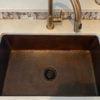 30‚Ä≥ Hammered Copper Single Basin Kitchen Sink - Hardware by Design