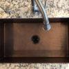 33‚Ä≥ Hammered Copper Single Basin Kitchen Sink - Hardware by Design