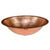 17‚Ä≥ Oval Under Counter Hammered Copper Bathroom Sink in Polished Copper - Hardware by Design