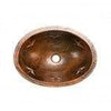 12" Copper Undermount Bathroom Sink with Star Design, Tru Widespread Faucet, Pop Up Drain Assembly, Silicone Caulk, and Wax Cleaner - Hardware by Design