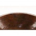 19‚Ä≥ Oval Self Rimming Hammered Copper Sink - Hardware by Design
