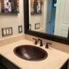 20″ Master Bath Oval Under Counter Hammered Copper Bathroom Sink - Hardware by Design