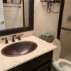 20″ Master Bath Oval Under Counter Hammered Copper Bathroom Sink - Hardware by Design