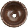 12‚Ä≥ Round Self Rimming Hammered Copper Sink - Hardware by Design