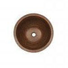17‚Ä≥ Round Under Counter Hammered Copper Sink - Hardware by Design