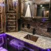 15" Square Under Counter Hammered Copper Bathroom Sink - Hardware by Design