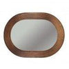 35″ Hand Hammered Oval Copper Mirror - Hardware by Design