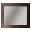 36‚Ä≥ Hand Hammered Rectangle Copper Mirror with Tree Design - Hardware by Design