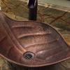 Leaf Vessel Hammered Copper Sink - Hardware by Design