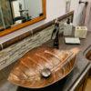 Leaf Vessel Hammered Copper Sink - Hardware by Design