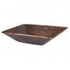 Modern Rectangle Hand Forged Old World Copper Vessel Sink - Hardware by Design