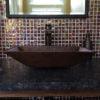 Modern Rectangle Hand Forged Old World Copper Vessel Sink - Hardware by Design