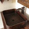 19‚Ä≥ Rectangle Tub Hand Forged Old World Copper Vessel Sink - Hardware by Design