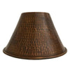 Hammered Copper 7‚Ä≥ Cone Pendant Light Shade - Hardware by Design