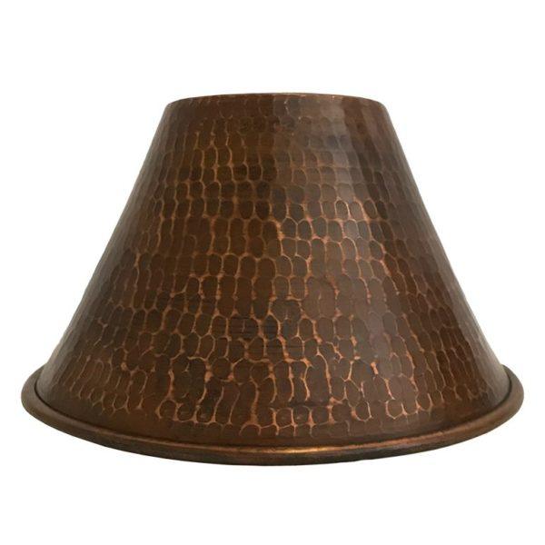 Hammered Copper 7‚Ä≥ Cone Pendant Light Shade - Hardware by Design