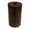 Hammered Copper 4‚Ä≥ Round Cylinder Pendant Light Shade - Hardware by Design