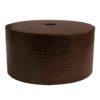Hammered Copper 8‚Ä≥ Round Cylinder Pendant Light Shade - Hardware by Design