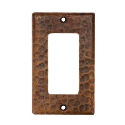 Package of Two 2-3/4" x 4-1/2" Single Copper Switch Plate Covers (Quantity 4) - Hardware by Design