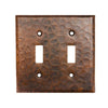 Package of Two 2-3/4" x 4-1/2" Double Toggle Switch Covers - Hardware by Design