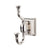 Top Knobs STK2PN<strong> Stratton Bath Double Hook - Polished Nickel</strong>