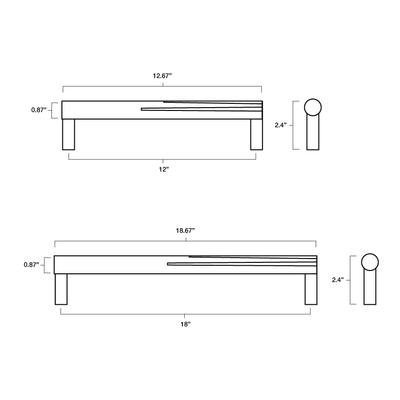 Sunburst 12” 
Appliance Pull