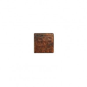 Premier Copper Products 2" x 2" Copper Hammered Tile - T2DBH