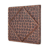 Package of Eight 4" x 4" Hammered Copper Tile with Diamond Design - Hardware by Design