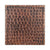 Package of Four 4" x 4" Hammered Copper Tiles - Hardware by Design