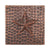 Package of Four 4" x 4" Hammered Copper Star Tiles - Hardware by Design