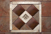 Package of Four 6" x 6" Hammered Copper Tiles - Hardware by Design