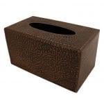 Large Hammered Copper Tissue Box Cover - Hardware by Design