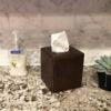 Small Hammered Copper Tissue Box Cover - Hardware by Design