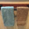 18″ Hand Hammered Copper Towel Bar - Hardware by Design