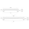 Twist 18” Appliance Pull