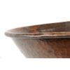 17″ Oval Wired Rimmed Vessel Hammered Copper Sink - Hardware by Design