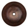 15‚Ä≥ Round Vessel Hammered Copper Sink - Hardware by Design