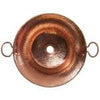 16‚Ä≥ Round Miners Pan Vessel Hammered Copper Sink in Polished Copper - Hardware by Design