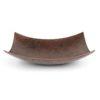 18" Rectangle Modern Slope Hammered Copper Sink - Hardware by Design