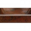 19‚Ä≥ Rectangle Skirted Vessel Hammered Copper Sink - Hardware by Design