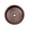 15" Round Vessel Tub Hammered Copper Sink - Hardware by Design