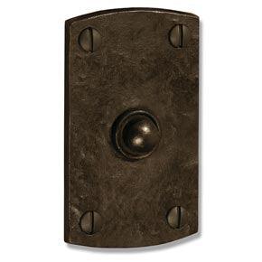 Coastal Bronze 500-65 Solid Bronze Door Bell Button - Arched Plate - 2" x 3 1/2"