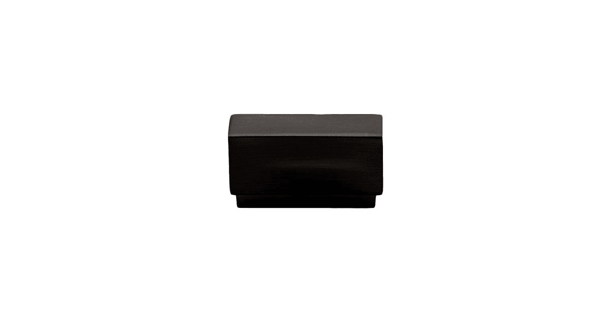 Emtek Cinder 1-5/8 Inch Rectangular Cabinet Knob - Hardware by Design