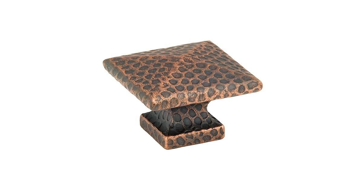 Emtek Arts and Crafts 1 Inch Square Cabinet Knob - Hardware by Design