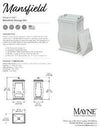 Mansfield Storage Bin - White - Hardware by Design