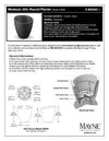Modesto 30" Round Planter - Espresso - Hardware by Design