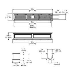 Fairfield 5FT Window Box - Black - Hardware by Design