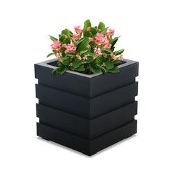 Freeport 18x18 Square Planter - Black - Hardware by Design