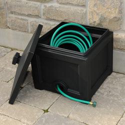 Fairfield Garden Hose Bin - Black - Hardware by Design