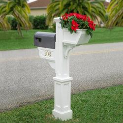 Signature Plus Mail Post - White - Hardware by Design
