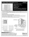 Freeport 18x18 Square Planter - White - Hardware by Design